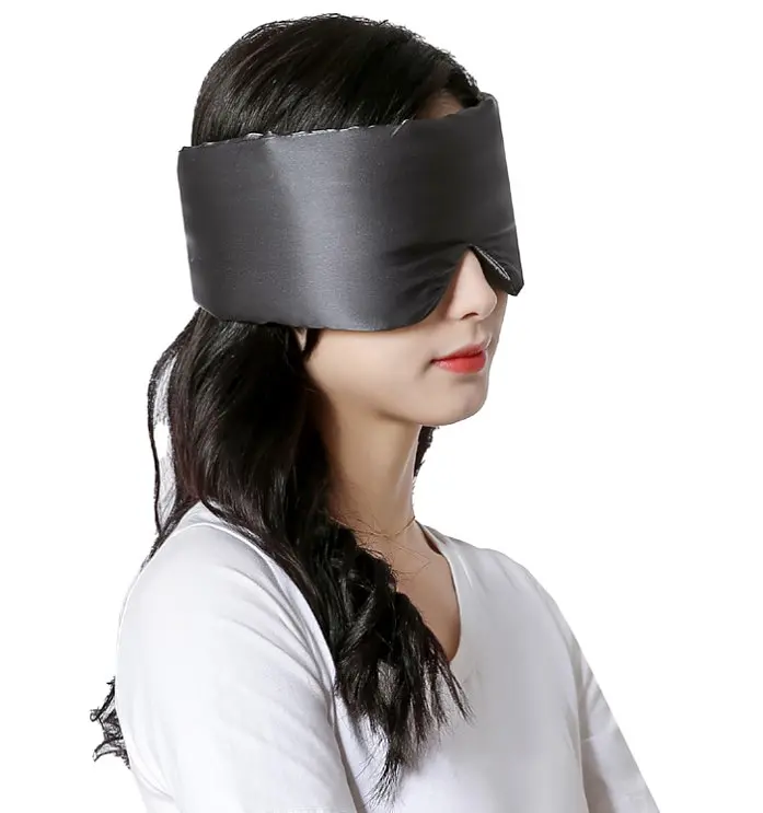 Маска для сну Deco шовкова Sleepmaster 360 Чорний (1025-02)