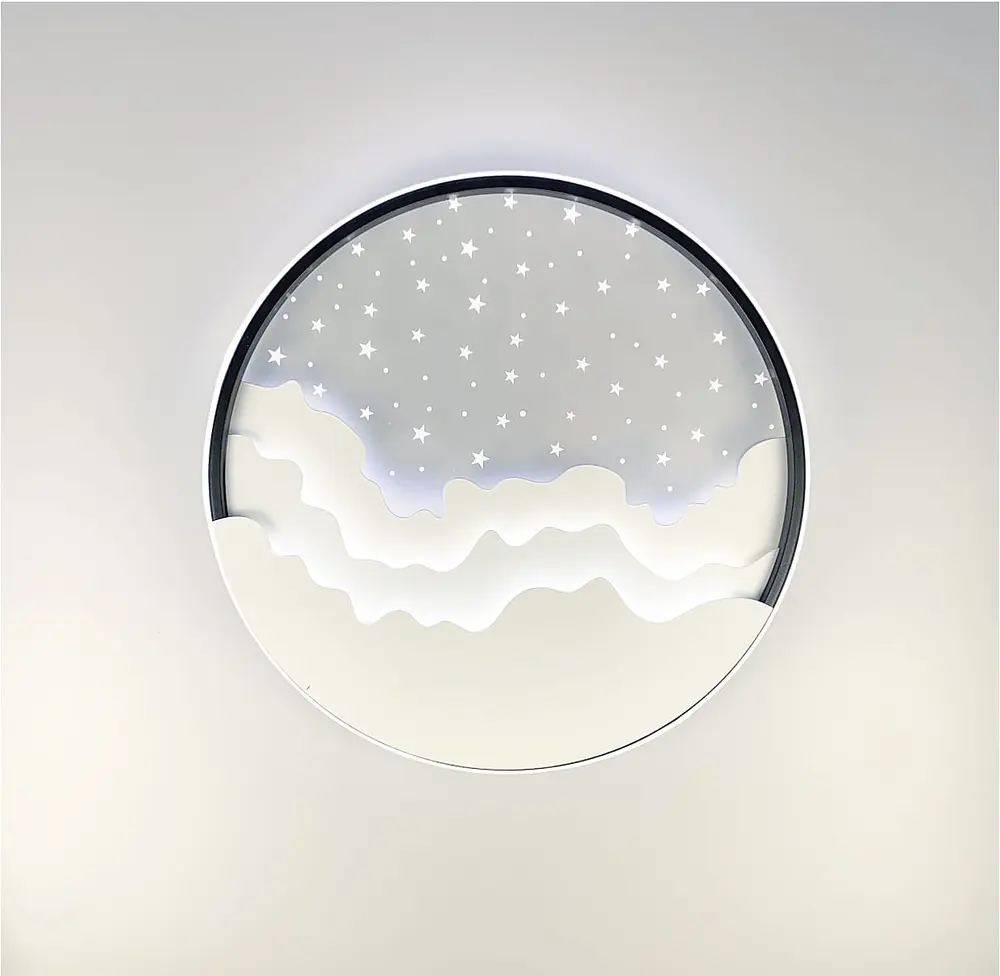 Стельовий LED світильник з імітацією нічного неба | Line F | Арт. 2359-500 WT+BK - фото 2