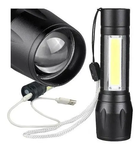 Ліхтар ручний POLICE 511-T6-450 lum USB вбудований акумулятор 300 метрів zoom (2766) - фото 5