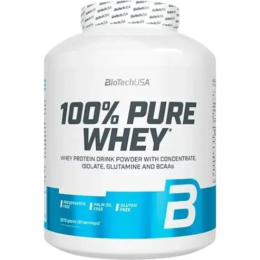 Протеїн BiotechUSA 100% Pure Whey Без смаку 2.27 кг