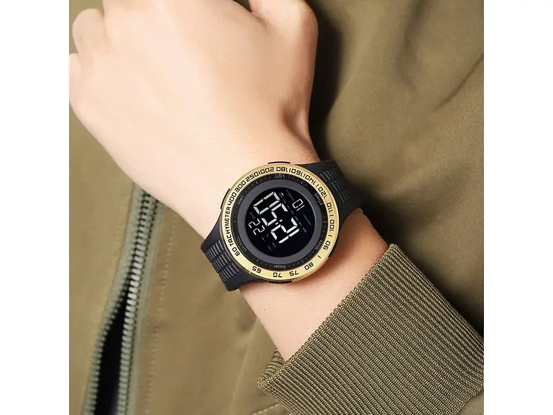 Чоловічий наручний годинник 2155GD Gold Skmei acs0030226 - фото 5