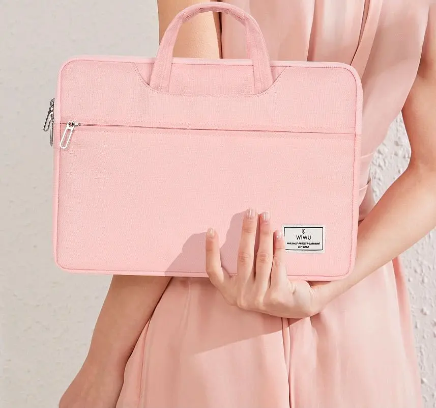 Сумка для ноутбука WiWU Vivi Laptop Handbag 14` Pink (6936686411110) [101625] - фото 2