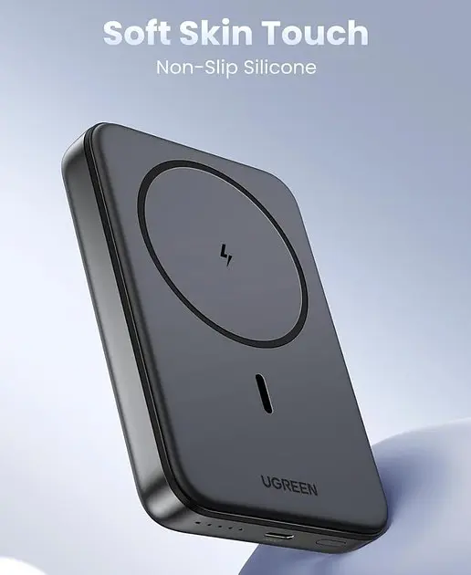 Зовнішній акумулятор із бездротовою зарядкою магнітний Ugreen 10000mAh Magnet 7.5W (25919) - фото 5
