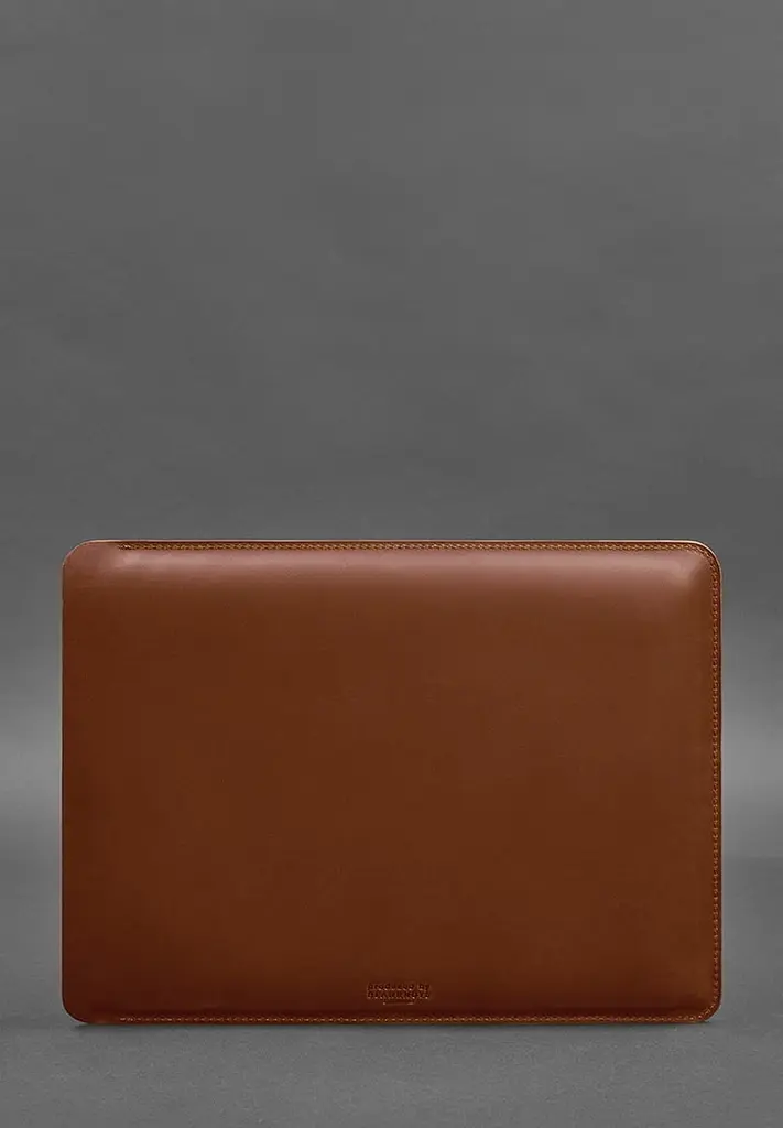 Шкіряний чохол BlankNote для MacBook 14 дюйм Світло-коричневий Crazy Horse - фото 2