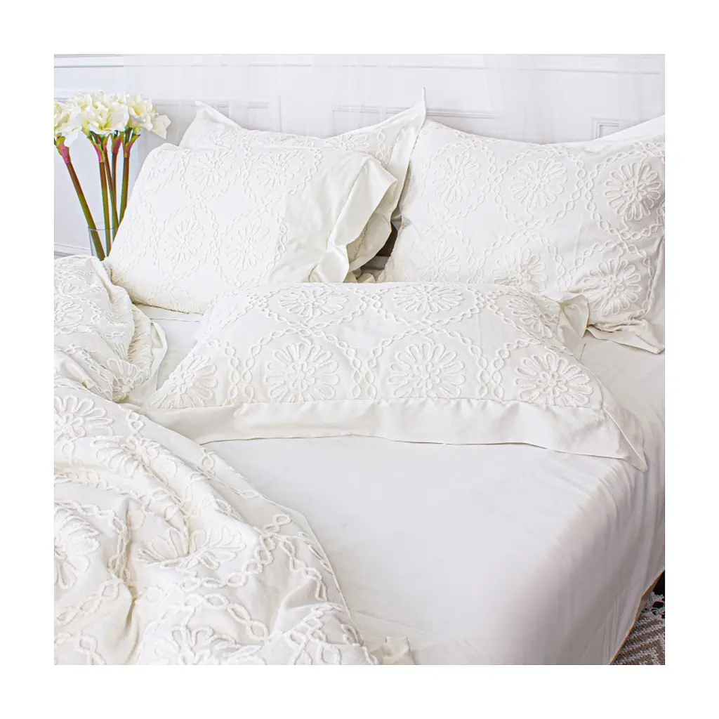 Постільна білизна MirSon Pique Cotton Snow mountain King Size (2200006536567)