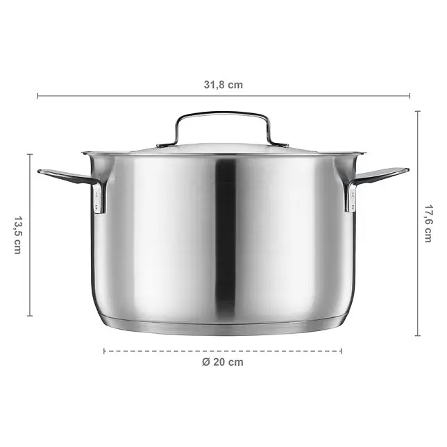 Кастрюля Fiskars All Steel 5 л 1064752 - фото 2