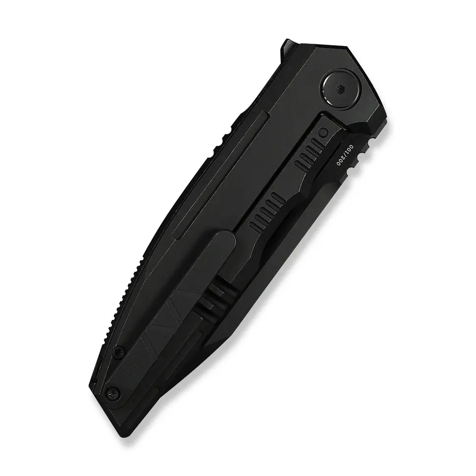 Ніж складаний туристичний Weknife Breach (9.8 см) Bohler M390 / Titanium чорний - фото 5