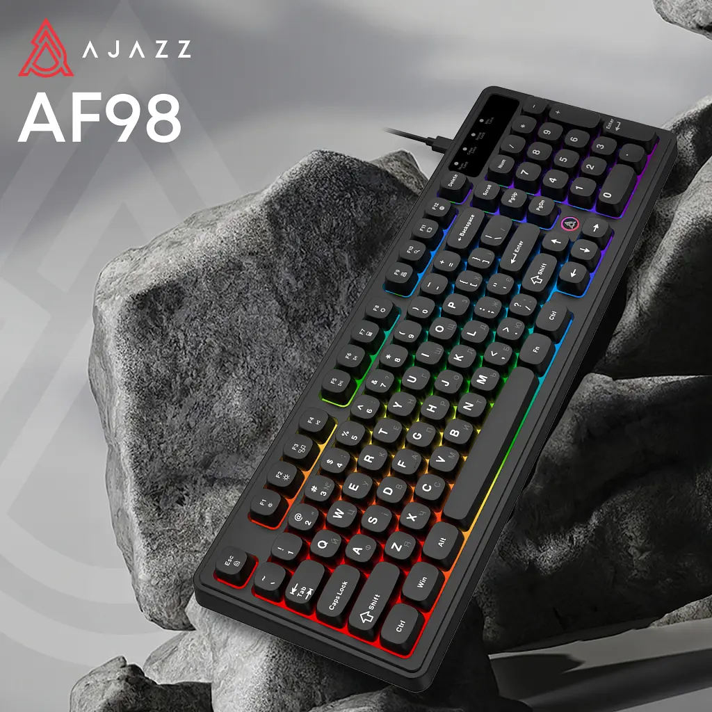 Клавіатура Ajazz AF98 USB UA Black (AF98-B) - фото 7