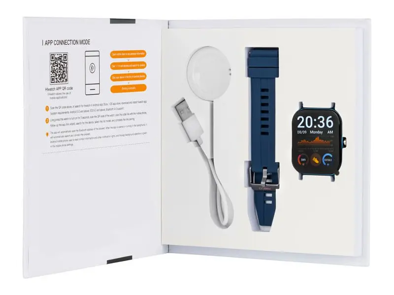Фітнес-браслет AMICO GO FUN PULSEOXIMETER TONOMETER blue - фото 3