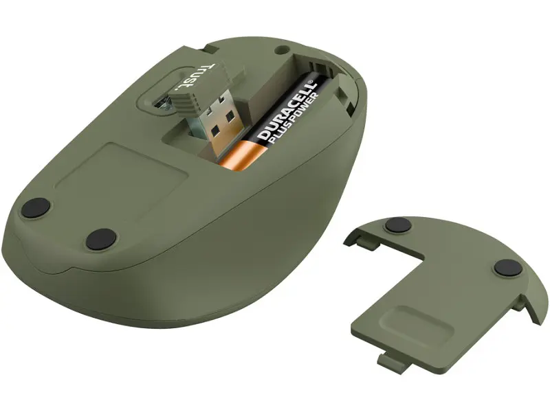 Миша Trust Yvi+ Silent Eco Wireless Green (24552) - фото 4