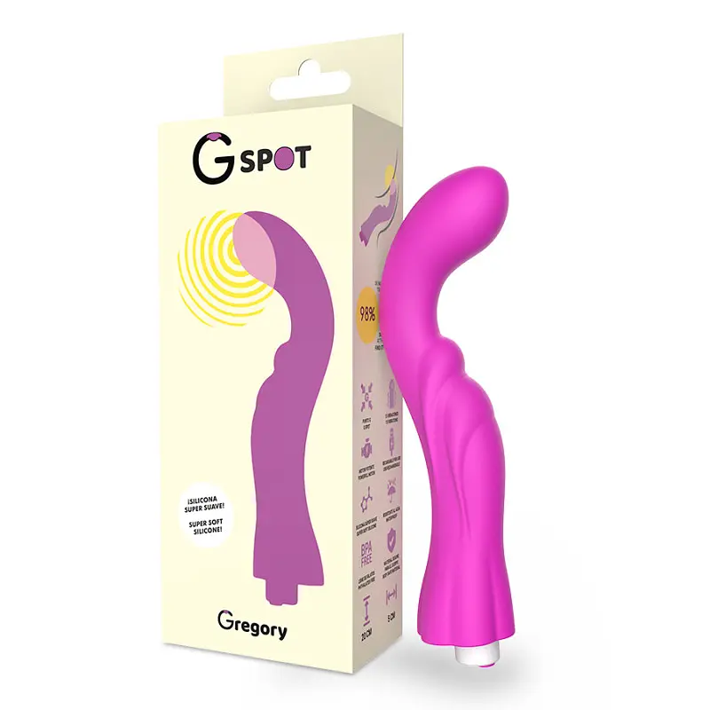 Вібратор для точки G GREGORY, колір: фіолетовий G-SPOT (Іспанія) G-SPOT GS907419 103083 - фото 2