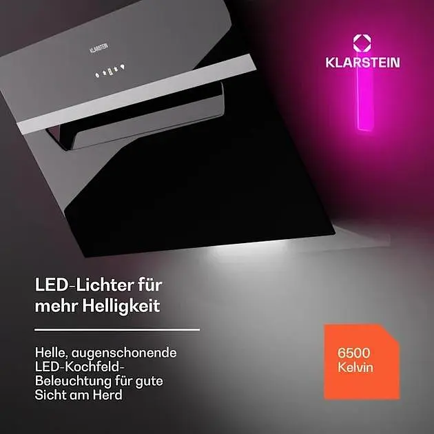 Вытяжка Klarstein BigBite 60 A++ (10045552) - фото 4