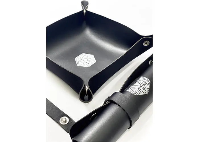 Настольная игра Планета Ігор Лоток для кубиков D20 (черный) (Dice tray D20 black) (pi-dt007) - фото 9