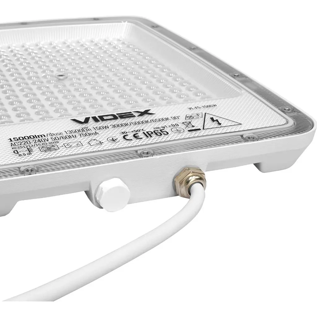 Світлодіодний прожектор Videx F5 150W White (VL-F5-150CW) [168712] - фото 2