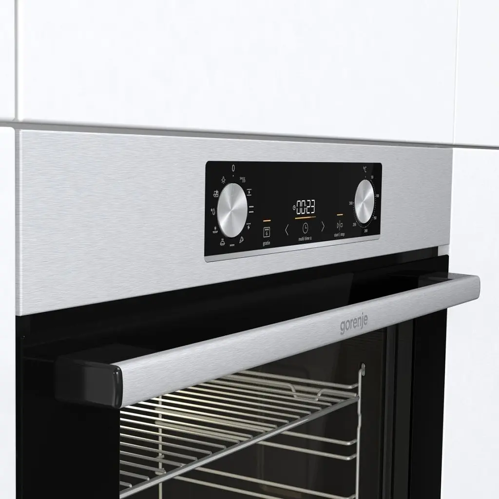 Духовой шкаф Gorenje электрический 77 л, A+, дисплей, нержавеющая сталь - фото 6