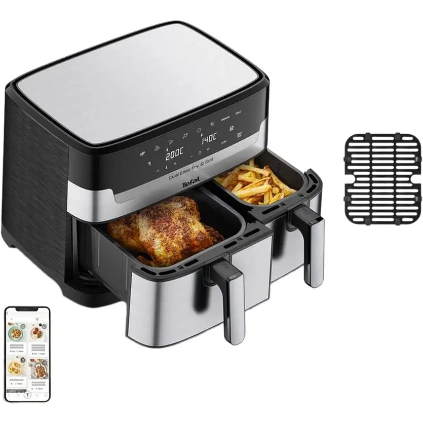 Мультипіч Tefal Dual Easy Fry&Grill Air Fryer EY905D10 [99149] - фото 3