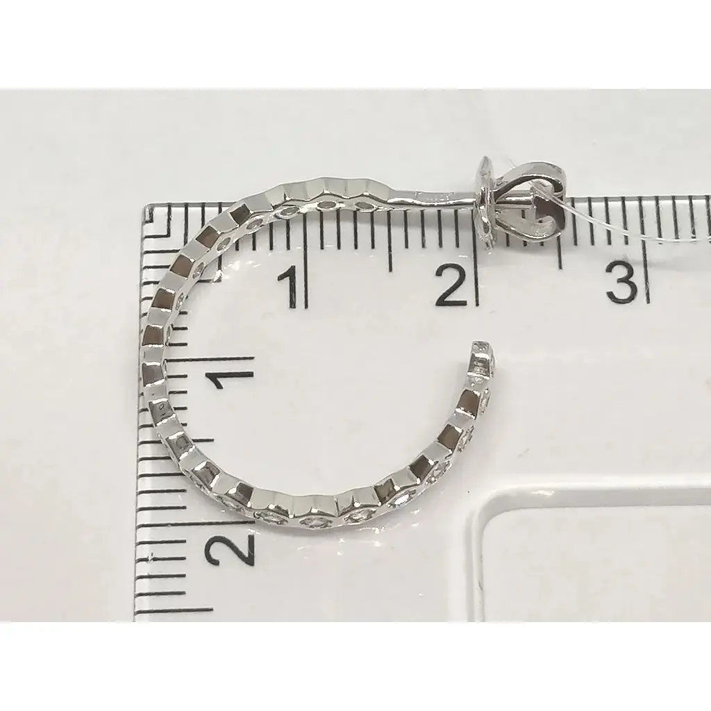 Серебряные пуссеты Qvaliz с фианитами. 902-01211 - фото 3