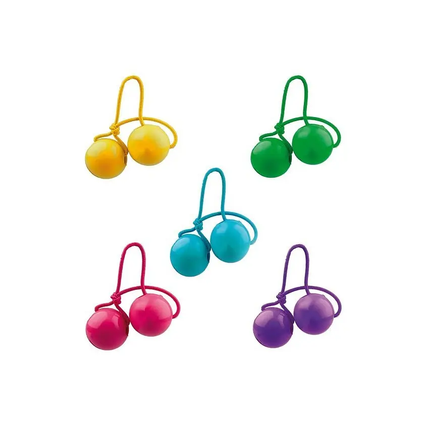 Набір різнокольорових резинок для волосся Titania Кулька, 5 шт. (7982 GIRL) - фото 2