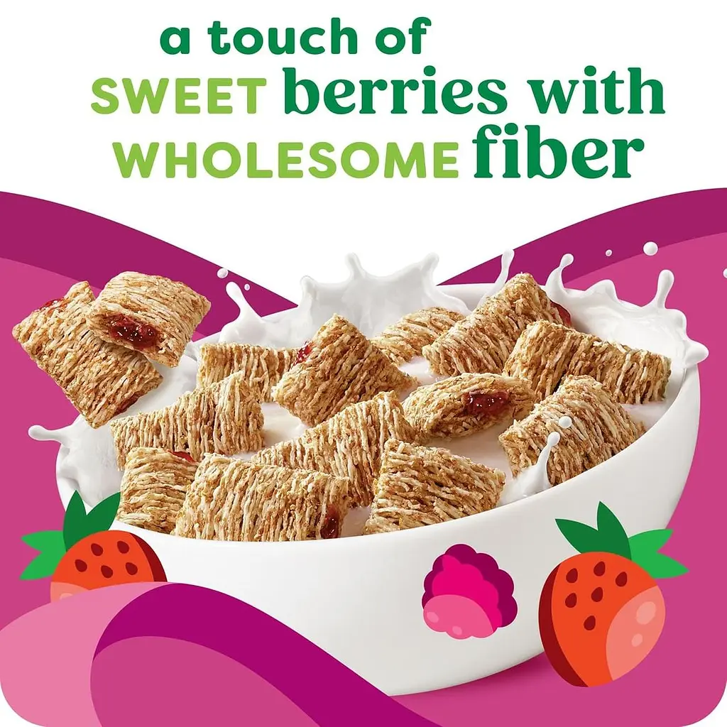 Сухий сніданок Kashi Breakfast Cereal Organic Fiber Cereal Berry Fruitful 487г - фото 4