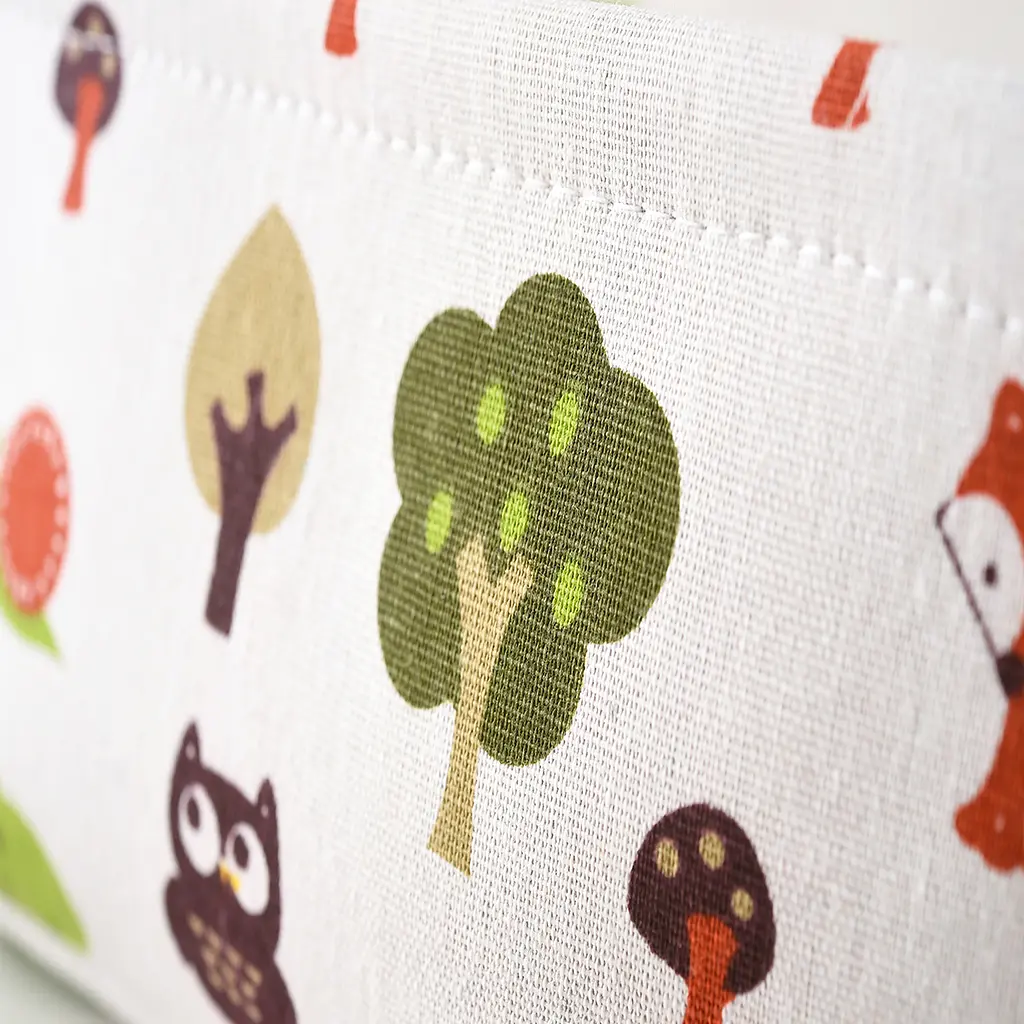 Ящик для зберігання з ручками МВМ My Home M текстильний 250х350х170 мм білий (TH-11 M WHITE) - фото 5