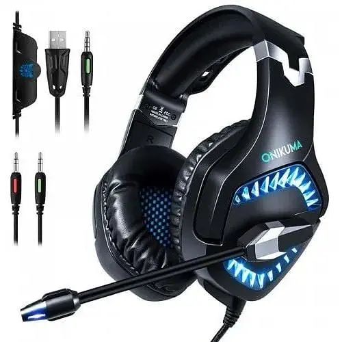 Навушники Onikuma Gaming with LED K1 Pro чорні - фото 8