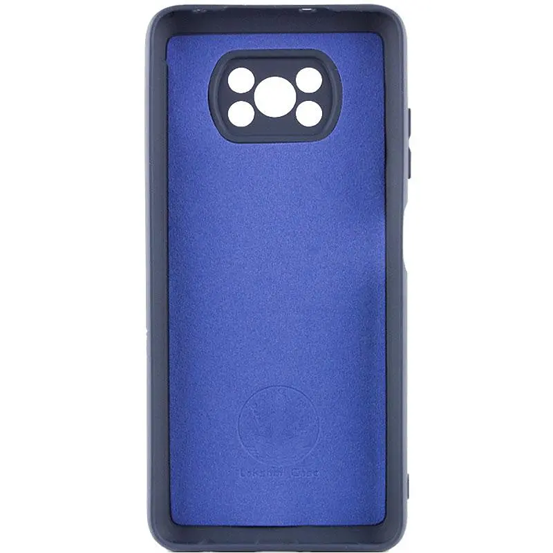 Чехол Silicone Cover Ummi Lakshmi Full Camera (AA) для Xiaomi Poco X3 NFC / Poco X3 Pro Синий / Midnight Blue - фото 2