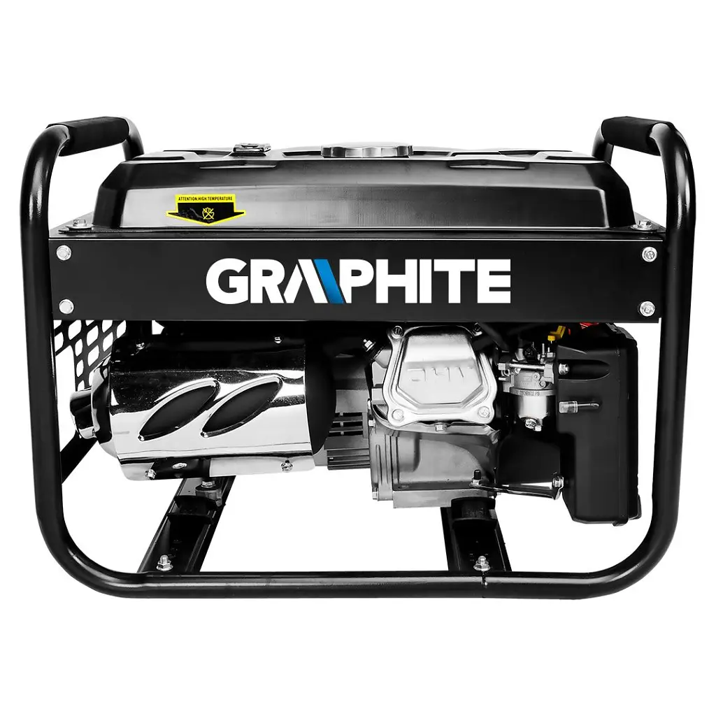 Генератор Graphite 230V (1 фаза), 2/2.2kW, ручний старт, AVR, 40кг (58G904) - фото 5