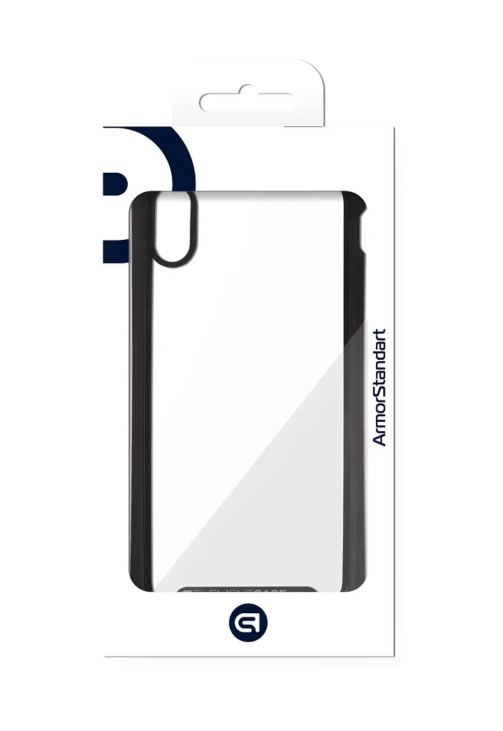 Защитный чехол для Apple iPhone Xs Max, разноцветный, Element Case, прозрачный противоударный, панель, пластиковый с металлическим бортиком, защита всего корпуса, прочный, ArmorStandart (ARM53421) - фото 3