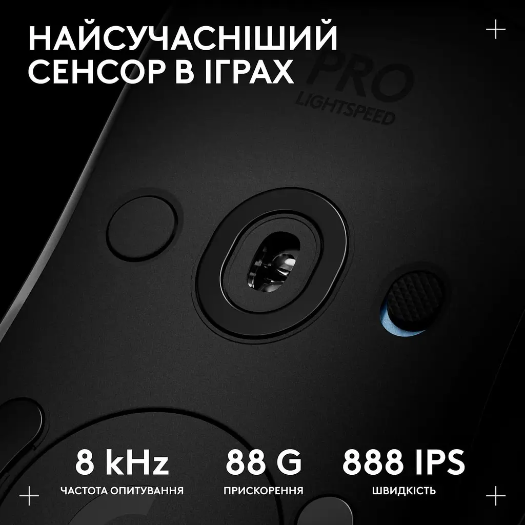 Мышь Logitech G Pro 2 LightSpeed Wireless Black (910-007295) Б/у - фото 4