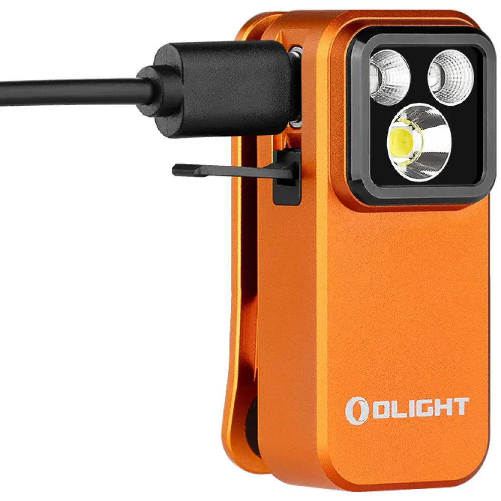 Ліхтар Olight Oclip Pro S Orange - фото 7