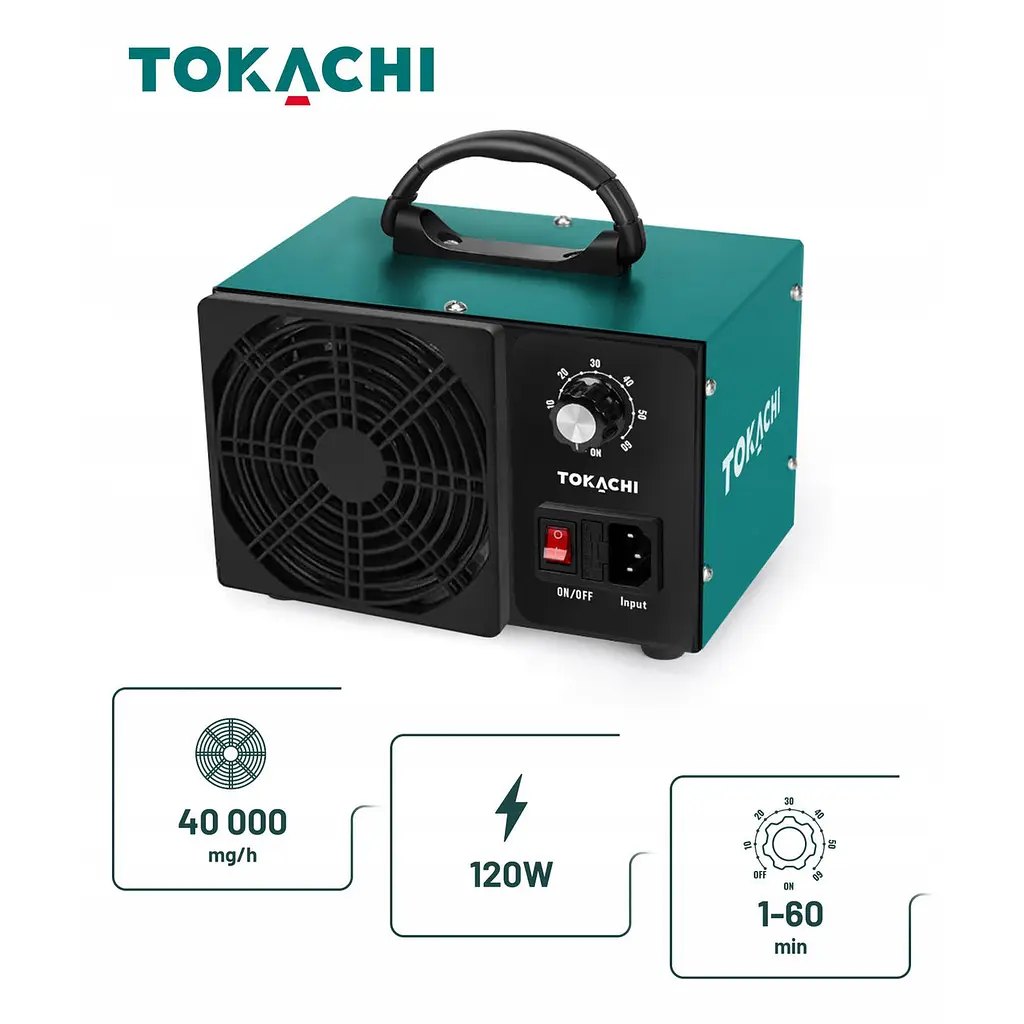 Озонатор повітря TOKACHI PRO 40 000 Мг/год + таймер - фото 2