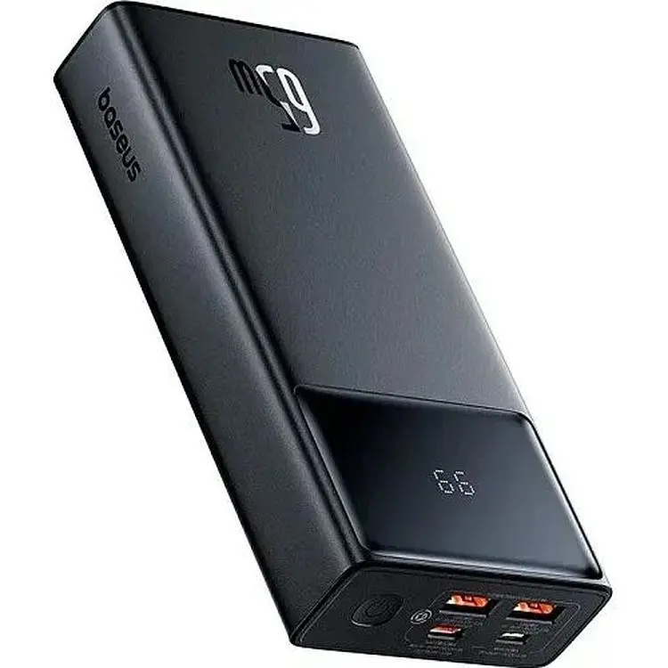 Портативна батарея Baseus Star-Lord Digital Display Fast Charging 20000 mAh 65W P10022906113-00 Black - фото 2