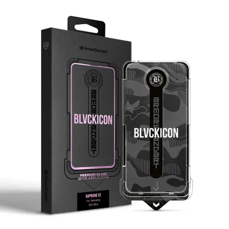 Скло захисне Armorstandart Black Icon Supreme EZ Samsung S25 Ultra (ARM91247)