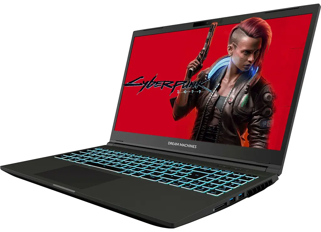 Dream Machines Ноутбук Dream Machines RG3050-15 15.6FHD IPS, Intel i7-13620H, 32GB, F1TB, NVD3050-4, DOS, чорний - фото 3