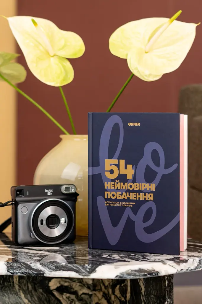 Фотоальбом із завданнями для побачень «54 Неймовірні побачення» темно-синій - фото 3