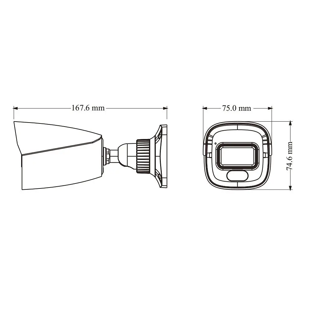 IP-відеокамера 8Mp TVT TD-9481S4L-C(D/PE/AW2) White f=2.8mm, ІЧ+LED-підсвічування, з мікрофоном (77-00475) - фото 2