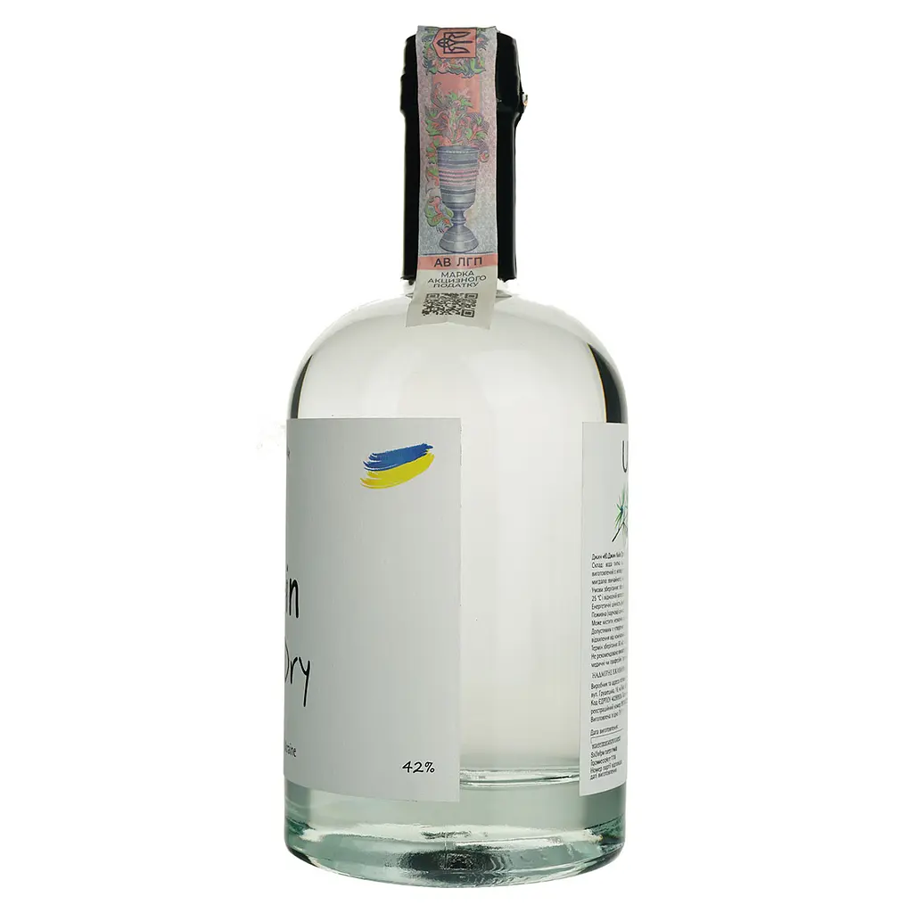 Джин Хані Баджер U.Gin Kyiv Dry 42% 0.5 л - фото 4