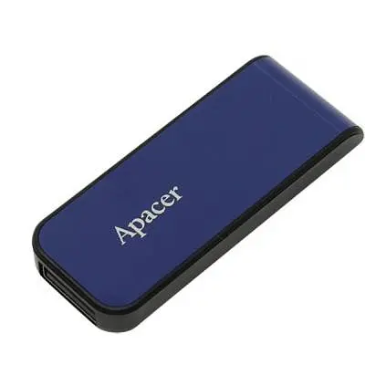 USB флеш накопичувач Apacer 64GB AH334 blue USB 2.0 (AP64GAH334U-1) - фото 5