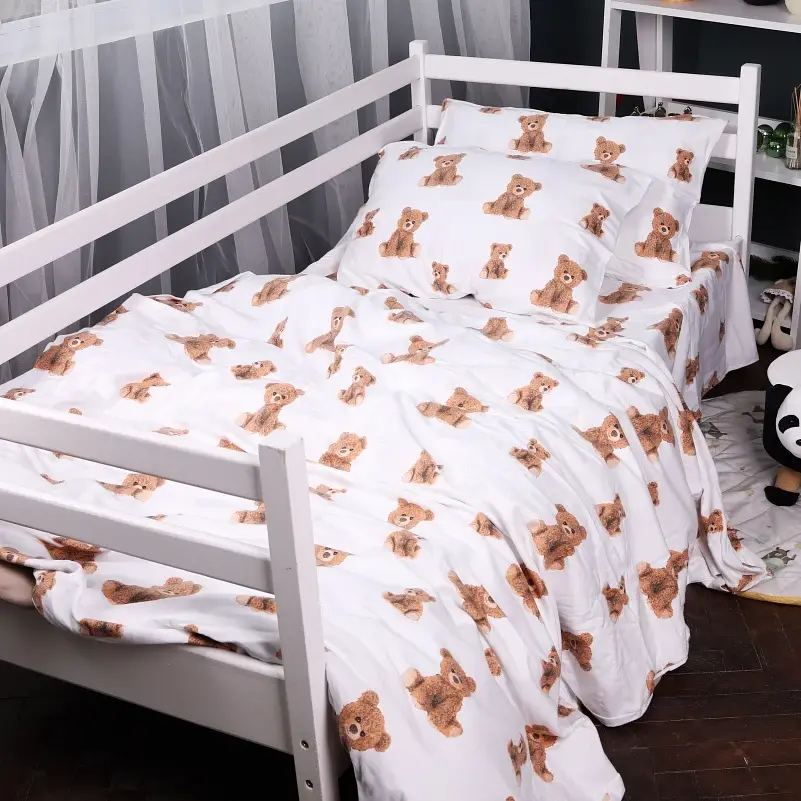 Простыня MirSon Teddy 017 на резинке фланель 200x220 см (2200009655913) - фото 4