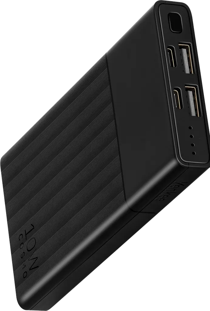 Портативний зарядний пристрій Yenkee YPB 1041 - 10000 mAh 10W чорний (7199556) - фото 2