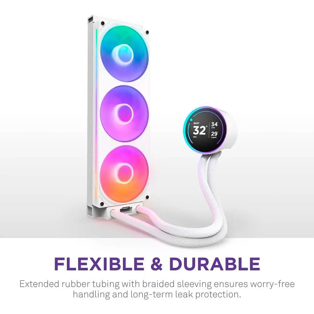 СВО NZXT Kraken Elite 360 RGB White (RL-KR36E-W2) - фото 13