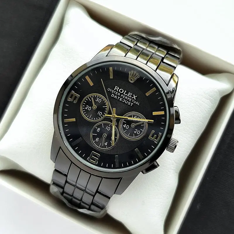 Наручний годинник чоловічий Clockhouse Rolex Чорний (IBW920BB) - фото 2
