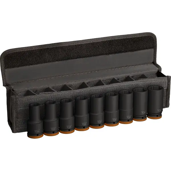 Набор ударных торцевых головок Deep 3/4 9 шт Bosch hoz0012701 - фото 2