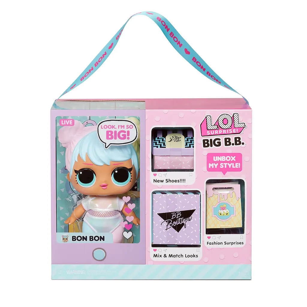 Ігровий набір з мега-лялькою L.O.L. Surprise Big B.B.Doll Бон-Бон, з аксесуарами (573050) - фото 5