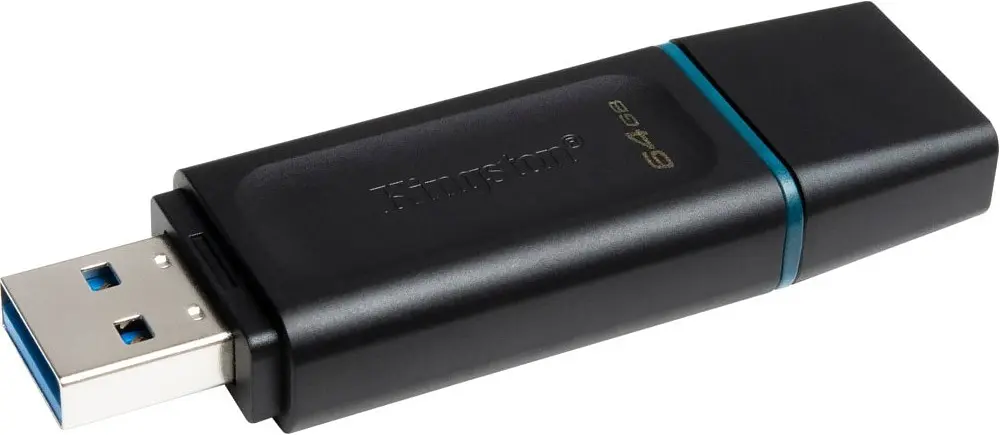 USB Flash накопичувач Kingston 64GB DataTraveler Exodia USB 3.2 black/teal (DTX/64GB) - фото 4
