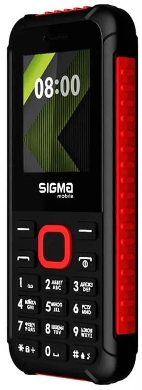 Мобiльний телефон Sigma mobile X-style 18 Track Dual Sim Чорний/Червоний - фото 3