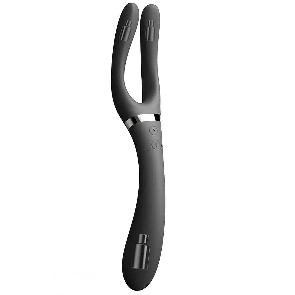 Гибкий универсальный вибратор Dorcel Infinite Joy 28.2 см черный - фото 4