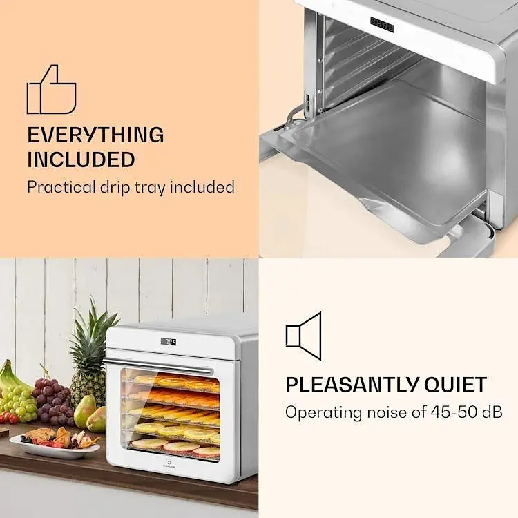 Дегидратор-сушилка для овощей фруктов мяса Klarstein Shaftesbury (10040728) - фото 3