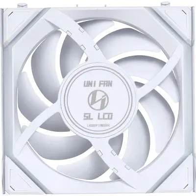Кулер для корпуса Lian Li Uni Fan SL WIRELESS LCD Reverse, 120-1 (G99.12RSLLCD1W1W.00) - фото 4
