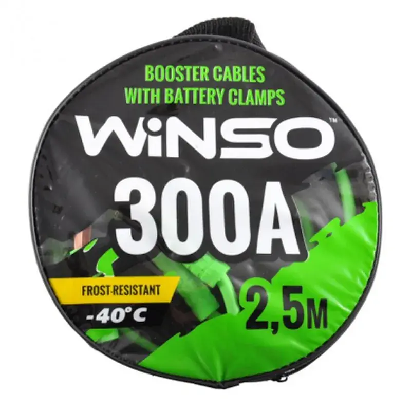 Дроти для запуску для автомобіля WINSO 300А, 2,5м (138310) - фото 2